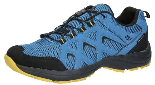 Brütting Unisex Tacna Walkingschuhe, Petrol/Schwarz/Orange, 36 EU