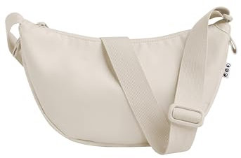 SONS OF ALOHA XL Half Moon Bag Umhängetasche HOKU aus recycletem Meeresplastik | Halbmond Festivaltasche Wasserabweisend | Stylische Crossbody Bag mit verstellbarem Gurt