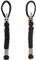 DELORIGIN 2 Stück Messer Lanyards Mit Legierungsperlen Metall Messer Kette EDC Charms Halloween Schlüsselanhänger Taktisches Lanyard Mit Riemen EDC Zubehör Für Messerschnalle Reise Auto Schlüsselbund