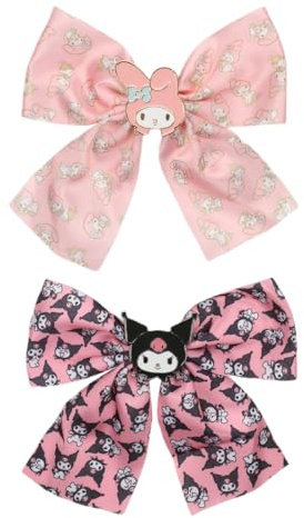 My Melody & Kuromi Lot de 2 pinces à cheveux