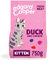 Edgard & Cooper Kitten Trockenfutter, (Ente & Huhn, 750g), Katzenfutter trocken Junior Katzen, ohne Zucker und getreidefrei, sterilisierte Katzen und aktive Katzen