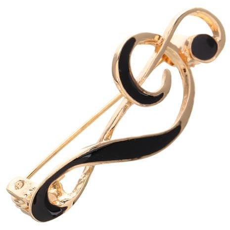 WRITWAA Musikinstrument-anstecker Notenbrosche Zinklegierung Design für Anzüge