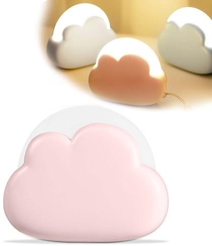 PZCC Veilleuse Enfant Led Portable, Veilleuse Bebe Maternité,Veilleuse Enfant Rechargeable, Dimmable Lampe De Chevet Enfant, Cadeau Enfant Voyage GarçOn Fille (Rose)