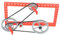 Yardwe 1 Impostato Puleggia Dell'ingranaggio Kit Educativo Giocattoli Educativi Fai Da Te Puleggia Ingranaggio Fai Da Te Di Rotazione Della Bicicletta Abs Colorful