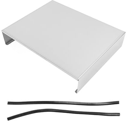 Herdabdeckung, Gasherd-Abdeckplatte, Edelstahl, Ständer für Induktionsherde, schützend, langlebig, beständig, für kleine Küchen, Wohnungen, Wohnmobile, 35 cm x 45 cm x 1 cm (9cm/3,5 Zoll)