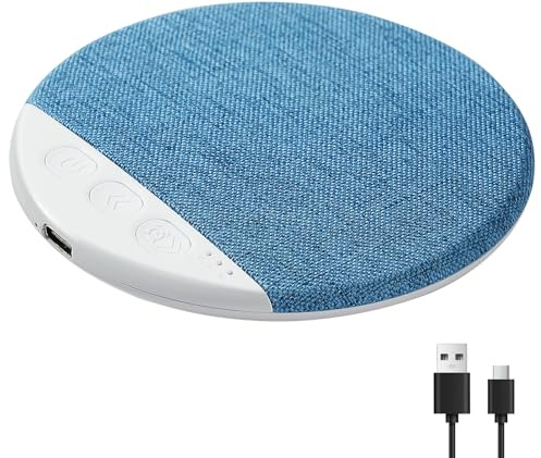 ABOHU Altavoces de almohada Bluetooth para dormir, altavoz inalámbrico portátil debajo de las almohadas con ruido blanco, Mini Altavoz portátil Debajo de la Almohada ruido blanco con temporizador Azul