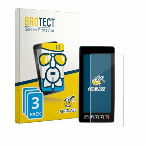 BROTECT 3 Stück Schutzglas für Dystopiaworld Bike Computer Schutzfolie Panzer Folie Glas[Extrem Kratzfest 9H, Anti-Fingerprint, Ultra-Transparent]