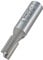 Trend Professional Straight Two Flute Router Cutter, 1/2 Inch Shank, 10mm Cut Diameter, Tungsten Carbide Tipped, 3/6X1/2TC