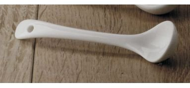 CKS Salt Spoon 10 cm - White Ceramic