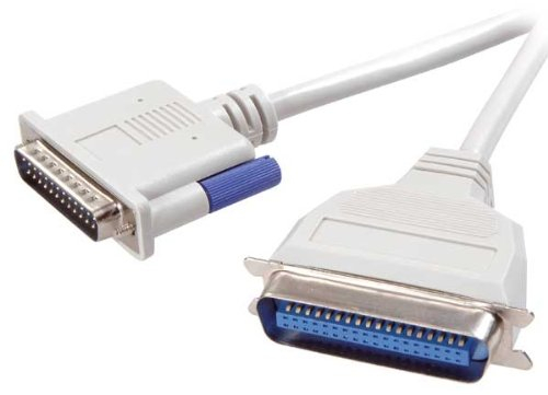 Vivanco Druckerkabel 25-polig SUB-D Stecker, 36-polig Centronics-Stecker 1.8 m