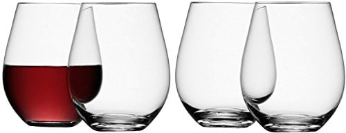 LSA International Stemless Red Wine Glass 530 ml Clear, 530ml