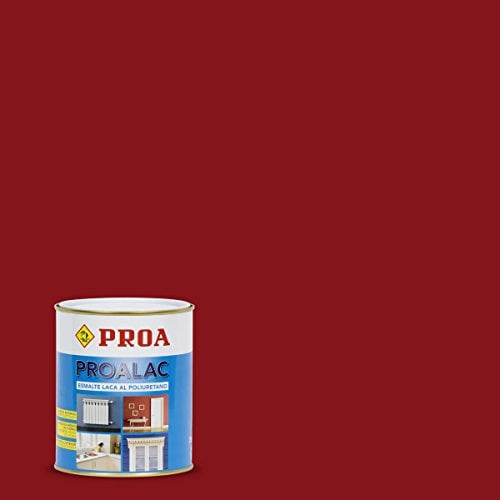 Esmalte Laca al poliuretano Proalac. Rojo Óxido. 4 L. Pinta tus muebles de cocina, radiadores, madera o metales con la máxima calidad. Valido para interior y exterior. Proa.
