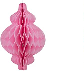 Creativery 1 Wabenball Figur Laterne 25cm (Hellrosa 150) // Honeycomb Hängedeko Raumdeko Geburtstag Party Feier