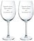 Regalo para profesores personalizable: Copas de vino grabadas con texto (Copas de vino para profesores)