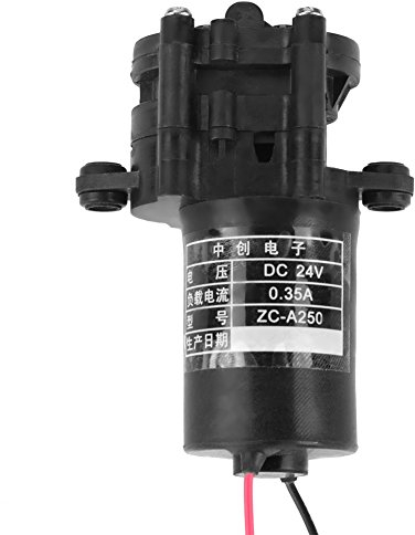 ZC-A250 Bomba de engranajes resistente a la corrosión Bomba de aumento de presión Mini Autocebante Plástico DC Transmisión Bomba de agua (DC 24V)