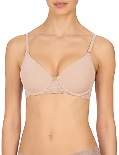 Natori Women's Bliss Perfection Seamless T-Shirt Bra, Light Mocha, 38C