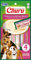 INABA Churu Püree, Leckerlis für Hunde zum Füttern aus der Hand, Köstlicher Hunde-Snack zum Schlecken, Leckerchen in handlichen Portionen Huhn mit Käse, 1 Pack 4x14g Hundeleckerli