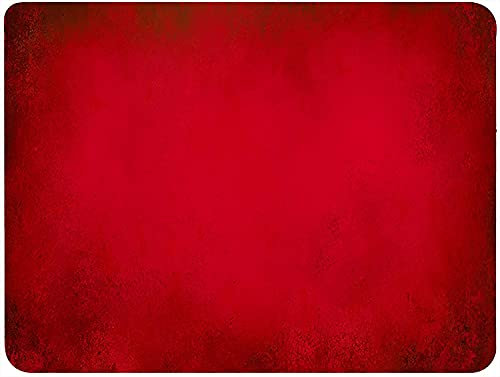 Silent Monsters Mauspad 360 x 250 mm Stoff Mousepad rot, rutschfest & leise, für Gaming Büro Office Homeoffice - 36 x 25 cm Mouse Pad Mat - Mausunterlage klein für alle Maus Arten