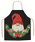 crazy bean Navidad Delantal de Cocina Ajustable para Adultos y Niños Traje Navideño para Fiesta y Decoración A