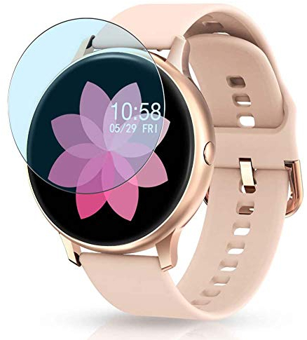 Vaxson 3 Stück Anti Blaulicht Schutzfolie kompatibel mit YAMAY sw022 1.28 Smartwatch Smart Watch Bluelight folie folien Displayschutzfolie ( nicht Panzer Schutz Glas folie nicht PanzerGlas ) Neue