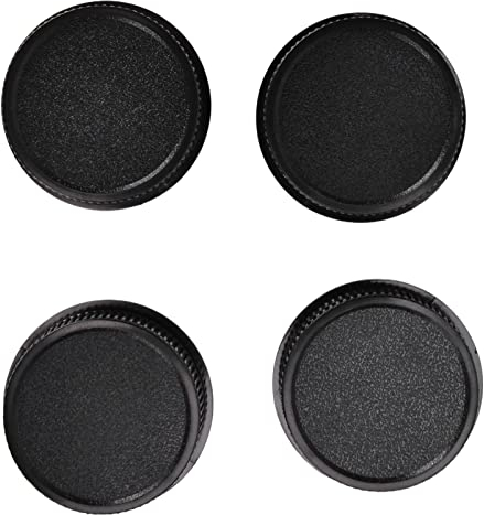 4 Pair Camera Rear Lens Cap Cover and Body Cap Set for M42 Mount