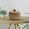 Panier De Rangement en Osier avec Couvercle Panier Rotin Petite Boîte en Osier Corbeille à Fruits Ronde en Rotin Naturel Tissées en Rotin Naturel pour Chambre Salon Bureau