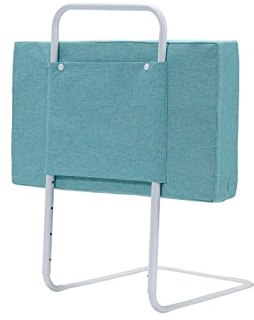 Eulenke Bettgitter - Kinderbettgitter 50 * 28 cm, Babybettgitter, höhenverstellbarer 5-Loch-Schutz, weiche Anti-Fall-Bettbarriere für Familienbetten und Babybetten, grün