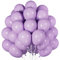 Luftballons Lila, 60 Stück 12 Zoll Macaron Lila Latex Ballons, Violett Helium Ballon Partyballon für Geburtstag Verlobung Babyparty Hochzeit Baby Dusche Brautdusche Feier Party