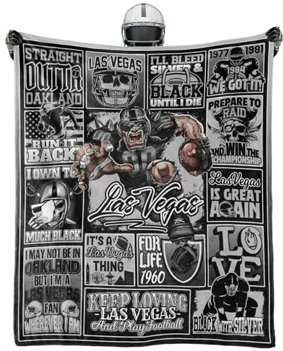 BTHRRW Fußball-Überwurfdecke, Fußball-Team-Farbe, 152,4 x 127 cm, Geschenk für Männer und Frauen, Sportdecke, Sofa, Bett, Couch, Wohnzimmer