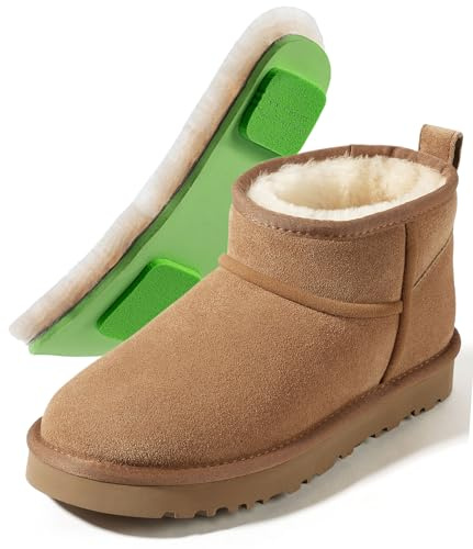 Mel&Syd Sheepskin Mini Boots Women: Warm to -22°F Insulated Winter Boots