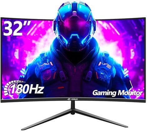 CRUA 32 Inch Smart TV 2024 – VIDAA TV with HD Display, Built-in Netflix/YouTube/Prime Video, Wi-Fi, HDMI/USB, Energy Efficient, Perfect for Living Room or Bedroom