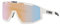 Bliz Sportbrille Fusion matt weiß coral/orange mirror
