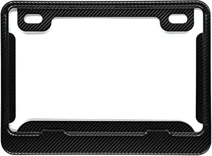 Woedpez Kennzeichenrahmen/Universelle Passform/Wetterfester Nummernschildhalter Aufkleber Aus Edelstahl