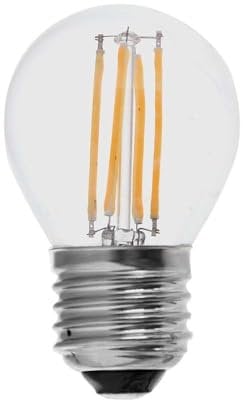 V-TAC LED-Glühbirne - Golf - E27-Fassung - IP20 - Klar - 6W- 600 Lumen - 4000K