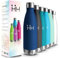 HoneyHolly Gourde Isotherme - 500ML - Gourde Inox sans BPA, Gourde Sport Étanche, Réutilisable, Bouteille Isotherme, Processus de revêtement en Poudre, Gourde Metal pour Running, École, Bureau, Foot