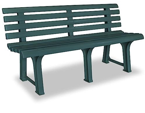 BOWEKAM Home & Garden-Gartenbank 145,5 cm Kunststoff grün Möbel Wahl