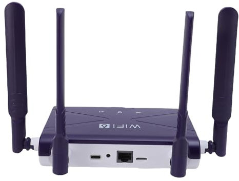 Routeur WiFi 6, Routeur D'Ordinateur LTE 300 Mbps 4G, SIM Card Slot Wireless CPE avec 4 Antennes pour Un Ordinateur Portable PC avec Une Large compatibilité Réseau
