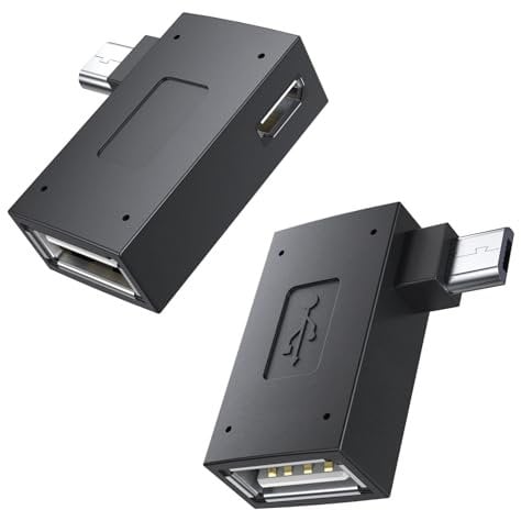 MOGOOD Micro USB OTG Adaptador, Prise en Charge du Fire TV Stick 4K, Pour Android, Tablettes, Téléphones et autres Appareils Hôtes Avec Micro USB
