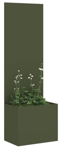 vidaXL Garten Sichtschutz-Leinwand Olivgrün 50 x 32 x 150 cm