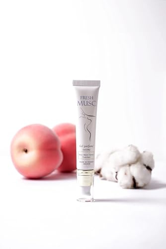 Fresh Musc Gel Parfumé au Musc Blanc – Tahara Fraîcheur, Soin Femme, Parfum Rafraîchissant & Élégant – Longue Tenue – Flacon Pompe 20ml – Fabrication Française