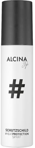 ALCINA #Alcinastyle Schutzschild | 1 x 125 ml | Hitzeschutz-Spray bis 230 °C für alle Haarlängen | Verhindert Hitzeschäden durch Föhn & Glätteisen | Beschwert das Haar nicht & verleiht starken Glanz