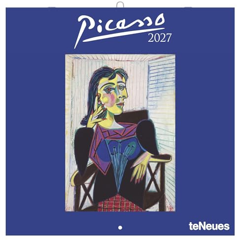 Picasso 2027: Wandkalender 30x30 cm (30x60 cm geöffnet), Kunstkalender mit Meisterwerken von Picasso