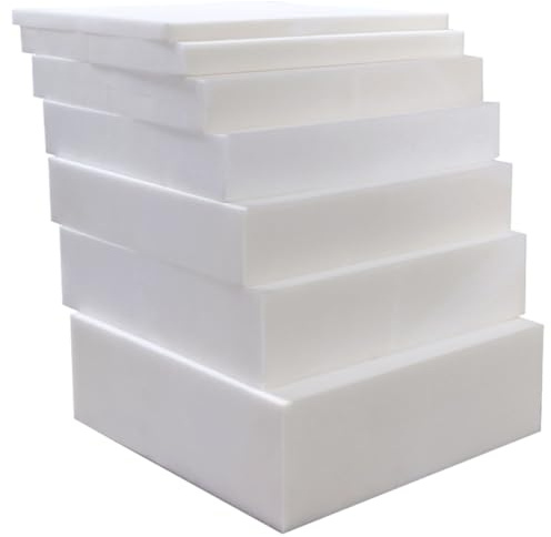Plancha de Espuma Poliuretano, Alta Densidad D50kg, Material Resistente (5cm-50x50cm)
