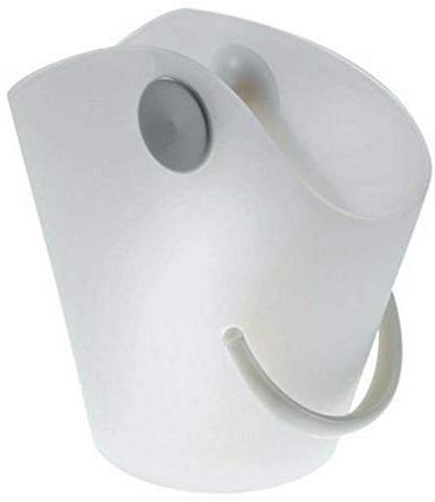 Alessi CHIRINGUITO Weinkühler, thermoplastisches Harz, eisgrau, 11 x 32 x 11 cm