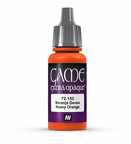 Vallejo Extra Opaque 17 ml Acrylic Paint - Heavy Orange