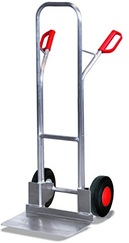 Aluminiumkarre mit großer Schaufel Alukarre Sackkarre Kistenkarre Stapelkarre