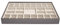 Stackers – Schmuckbox, besonders Tief, 41 Fächer, mink, 36 x 25 x 4 cm