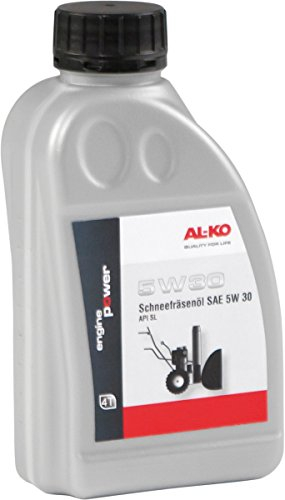 AL-KO 4-Takt Schneefräsenöl 5W-30, 0,6 Liter, speziell für den Wintereinsatz
