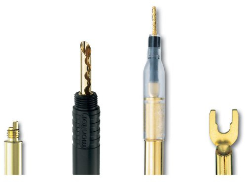 In-Akustik Referenz Kabelschuh Terminalaufsatz | Abpackung: 1 Stück | Ausführung: Kabelschuh Aufsatz für Basisterminal | Farbe: Gold