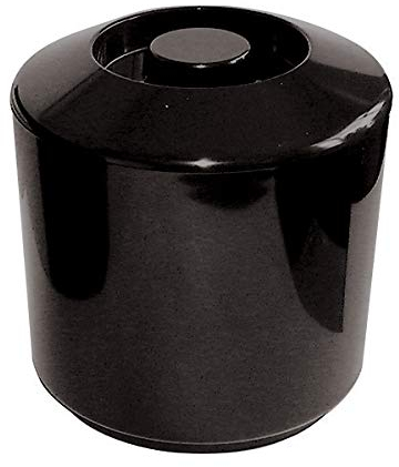 Round Bar Ice Bucket 6 Pint, Black